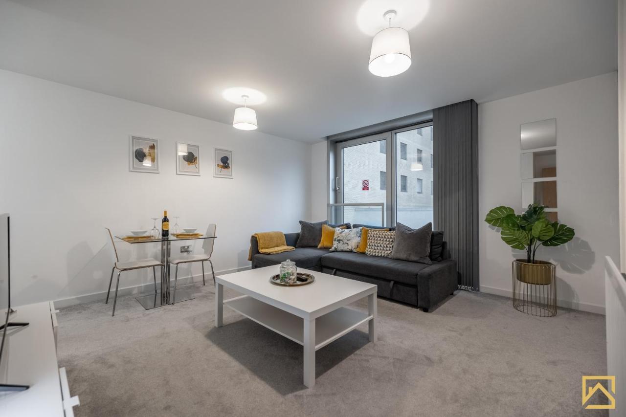 Modern 1 Bed In Central Mk, Free Parking, Smart Tv, Manhattan House By Valore Property Services Milton Keynes Dış mekan fotoğraf